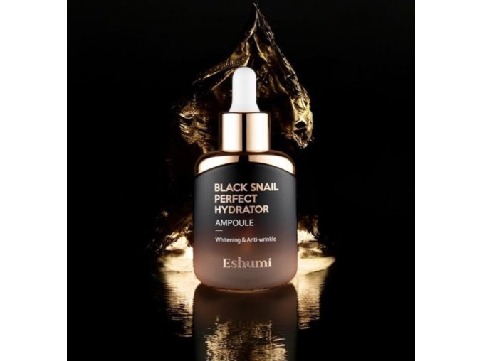 Eshumi - Black Snail Perfect Hydrator Ampoule - Vysoce hydratační ampule se šnečím mucinem -  35 ml