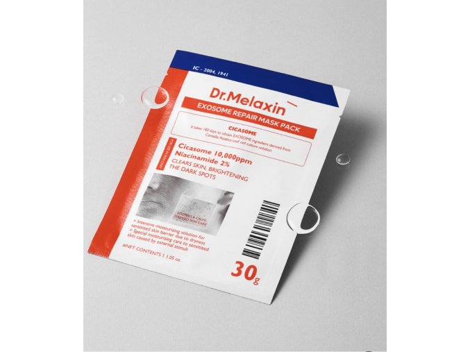Dr. Melaxin - Exosome Repair Mask Pack -  Regenerační plátýnková maska s exozomy a peptidy - 30 g