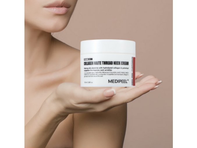 MEDI-PEEL Premium Collagen Naite Thread Neck Cream 2.0, Krém Na Krk A Dekolt, 100 Ml