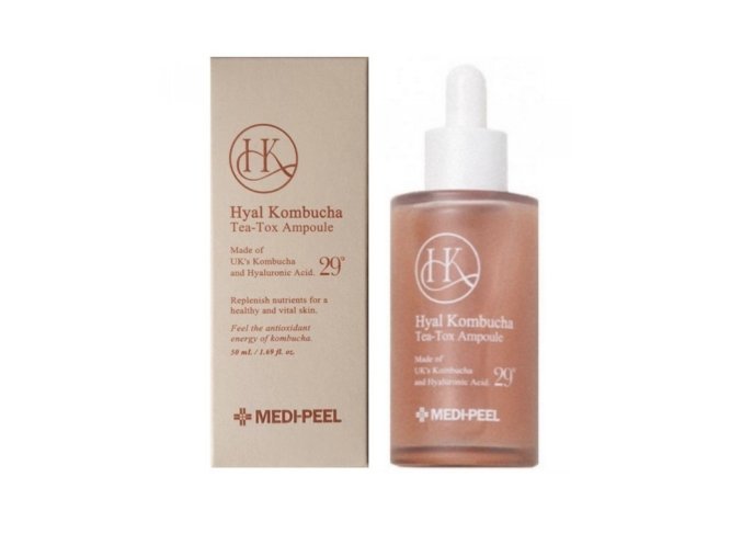 MEDI-PEEL Hyal Kombucha Tea Tox Ampoule - Hydratační sérum s kombuchou a kyselinou hyaluronovou -50 ml