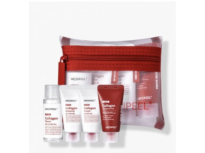 MEDI-PEEL- peptide 9 Red Lacto Collagen Trial Kit - CESTOVNÍ BALENÍ 4 produkty 30ml, 15ml, 15 ml, 15 ml