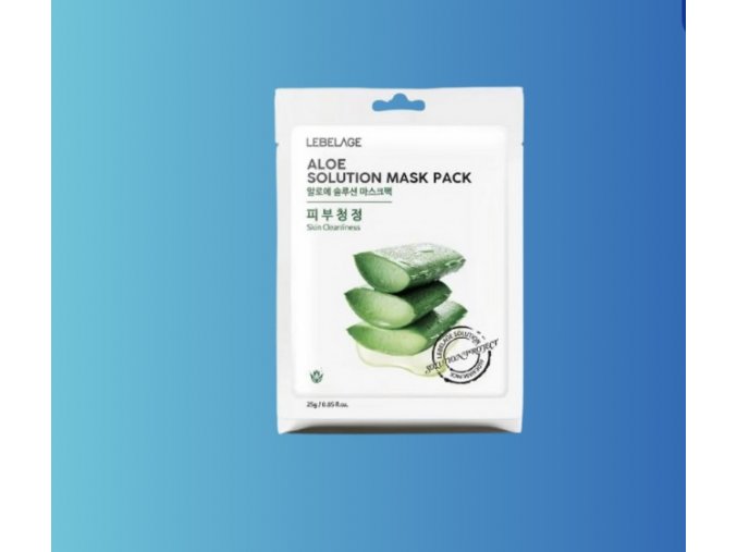 Lebelage - plátýnková Maska Aloe Solution 23 Ml