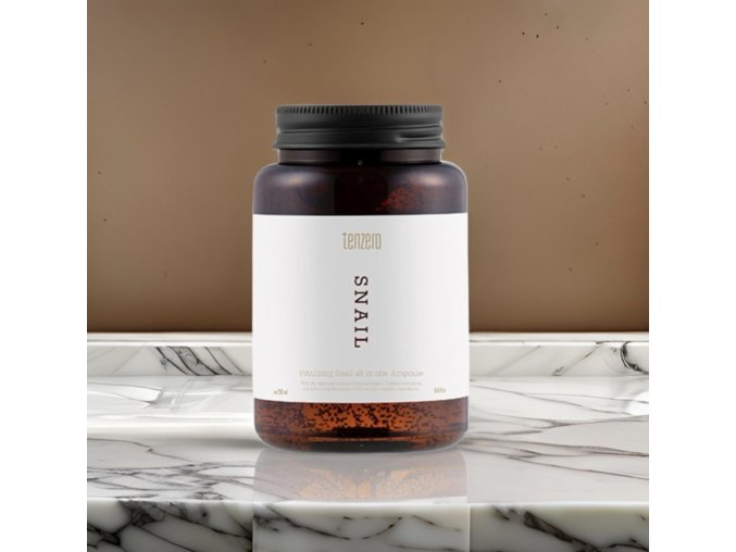 TENZERO - Vitalizing Snail All In One Ampoule - Korejské gelové sérum s hlemýždím extraktem  2X, 250 Ml