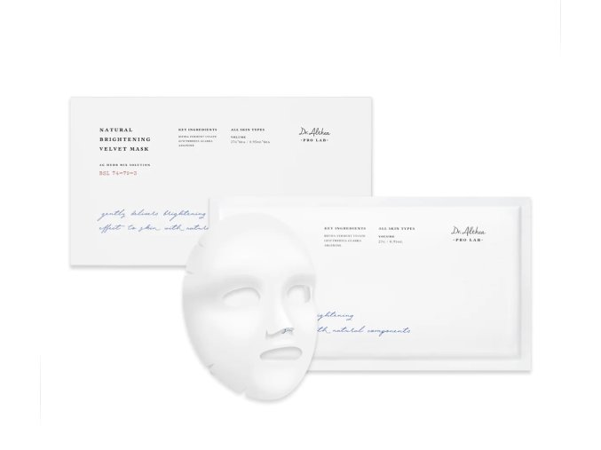 Dr.Althea Natural Brightening Velvet Mask- Rozjasňující plátýnková maska-27G