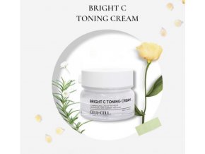 CELL BY CELL - Bright C Toning krém - Pleťový krém proti pigmentovým skvrnám 50 ml