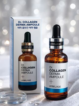 Pokud tě trápí suchá, povadlá pleť nebo první vrásky, Dr. Collagen Derma Ampoule fakt doporučuju 🙌💙 Kolagenová ampule...