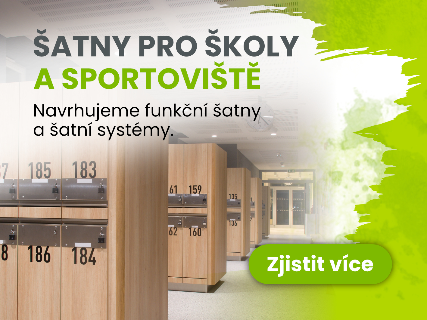 Školní šatny na míru