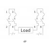 MCB DC 4P schema