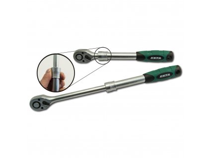HONITON Ráčna teleskopická 72 zubů | 3/8" 220-320 mm