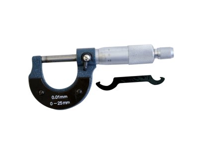 XTLINE Mikrometr | 0-25 mm / přesnost 0,01 mm