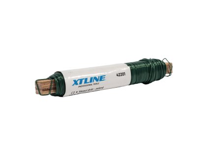 XTLINE Vázací drát zelený PVC | 0,65 (0,55) mm x 30 m