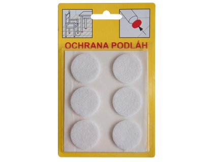 Filcová ochrana samolepící | 106B - bílá 28x3 mm