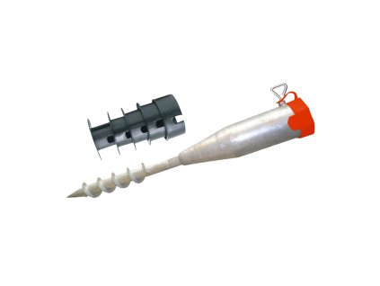 Zemní vrut + 5 redukcí | 550 mm