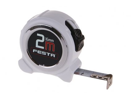 Metr svinovací FESTA 2mx16mm BÍLÝ