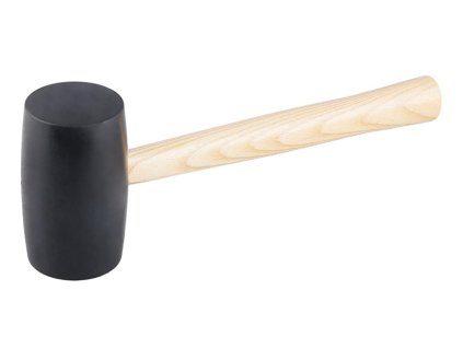 Palice gumová 65mm 34cm násada dřevo