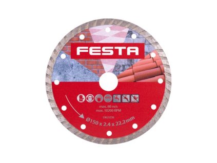 Kotouč diamantový FESTA TURBO 150x2.6x22.2mm