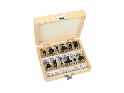 Sada tvarové frézy do dřeva 12ks