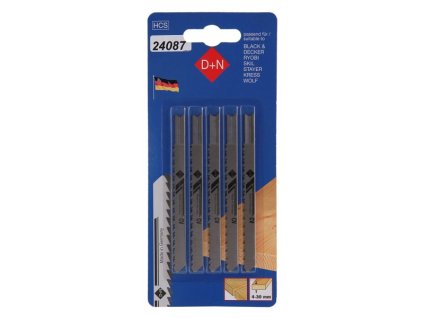 Plátky do přímočaré pily B&D 75/1.45mm 5ks 12625