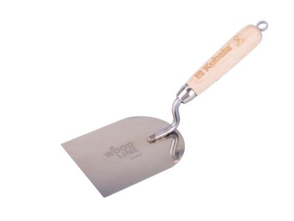 Lžíce štukatérská nerez š. 100mm, dřevěná rukojeť 5904