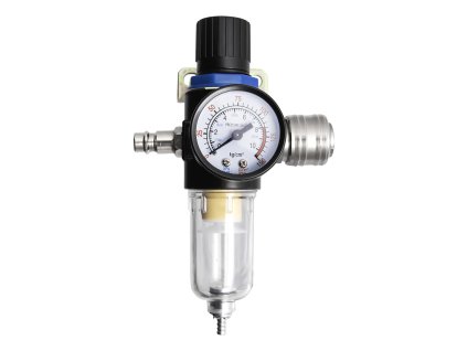 RICHMANN Regulátor tlaku s manometrem + odlučovač | 1/4", 0-8 bar