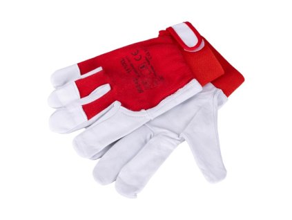 Rukavice Mechanik 11"-bavlna/kozí kůže