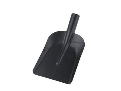 Lopata úzká černá 19x27cm s násadou kolínko