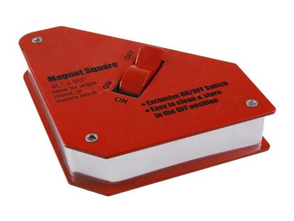 Magnet úhlový svařovací 45°, 90° 130x150x32mm s vypínáním