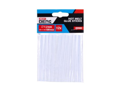 Tavná tyčinka WESTBERG 7.2x100mm 12ks čirá