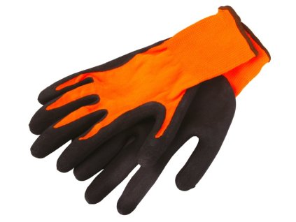 Rukavice nylonové máčené v LATEXOVÉ pěně vel. 8