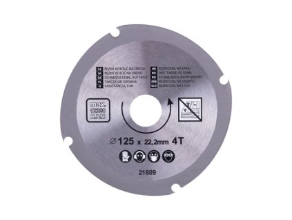 Řezný kotouč na dřevo WESTBERG 125mm