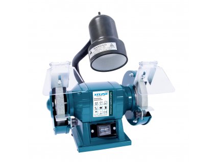 XTLINE Bruska stolní dvoukotoučová 150 W, 125 mm + lampa 40 W