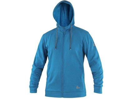 Mikina CXS HARRISON, pánská, středně modrá (Velikost S)