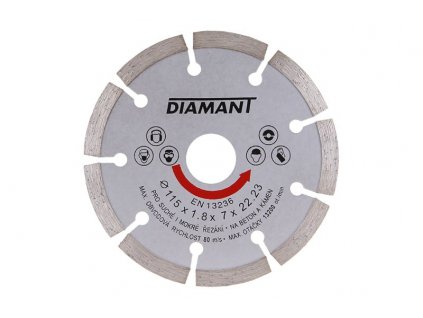 Kotouč diamantový DIAMANT 115x1.8x22.2mm segment