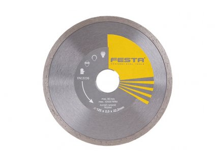 Kotouč diamantový FESTA plný 125x2x22.2mm