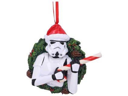 vanocni ozdoba star wars stormtrooper s vanocnim vencem 6514eb05e96de