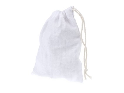 Plátěný pytlík - bílý - Velikost: malý (Velikost Malý)