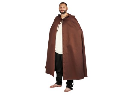 Plášť Hraničář, hnědý - Velikost: S (Velikost S)