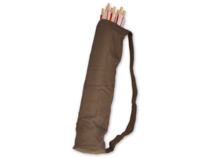 Toulec zádový plátěný - Barva: černá (Barva Černá)