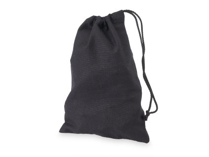 Plátěný pytlík - černý - Velikost: malý (Velikost Malý)