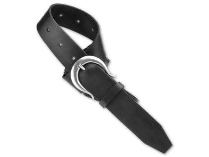 Kožený opasek Arnar - Barva: hnědá (Barva Hnědá)