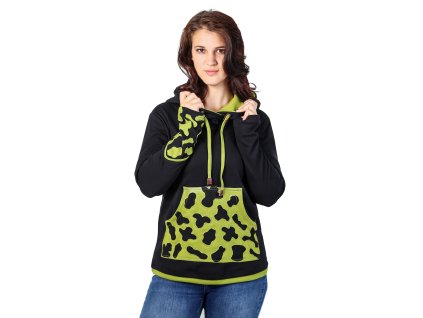 Dámská mikina Skamandra, černá - Velikost: S (Velikost S)