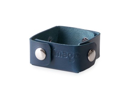 Rozkládací kožená miska - malá - Barva: černá (Barva  černá)