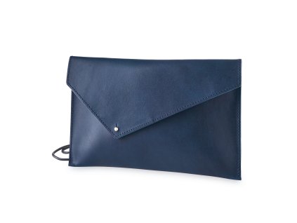 Dámské kožené psaníčko imago - Barva: černá (Barva Černá)