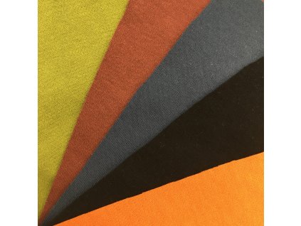 BIO bavlněný úplet metráž - Barva: černá (Velikost Černá)