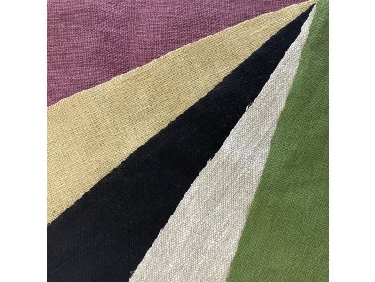 Lněné plátno metráž - Barva: černá (Barva Černá)