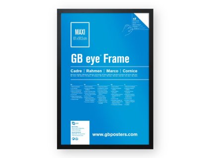 Rám na plakát - Barva: černá (Barva černá)