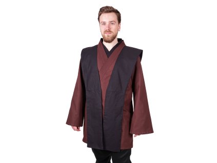 Bavlněný tabard Jedi - černý - Velikost: S (Velikost S)