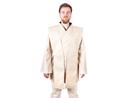 Bavlněný tabard Jedi - béžový - Velikost: S (Velikost S)