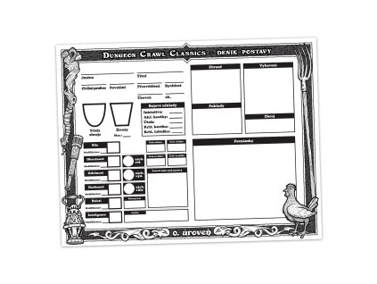 Deník postavy pro DCC - DCC povolání: 0. úroveň (Varianta 0. úroveň)