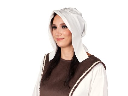 Čepec Mariana - Barva: bílá (Barva Bílá)